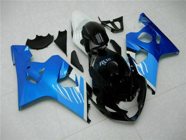 2004-2005 White Blue Black Suzuki GSXR 600/750 Motorcycle Fairings UK
