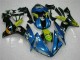 2004-2006 Blue Yellow Shark Yamaha YZF R1 Motorcycle Fairings UK