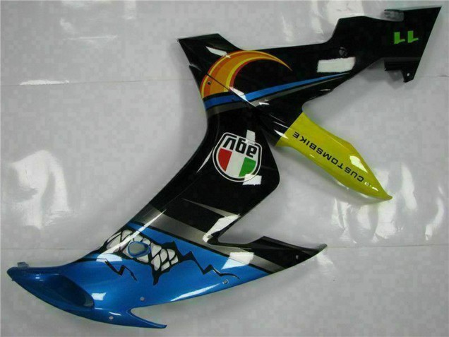 2004-2006 Blue Yellow Shark Yamaha YZF R1 Motorcycle Fairings UK