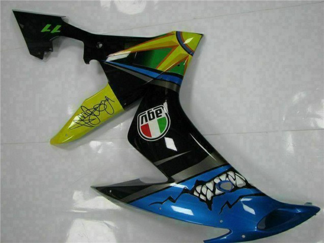2004-2006 Blue Yellow Shark Yamaha YZF R1 Motorcycle Fairings UK