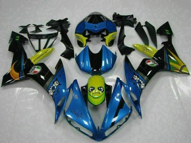 Buy 2004-2006 Blue Yellow Shark Yamaha YZF R1 Motorcycle Fairings UK