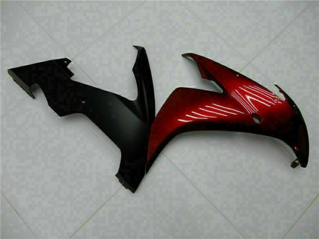 2004-2006 Maroon Red Matte Black Yamaha YZF R1 Motorcycle Fairings UK