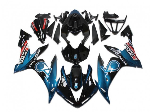 2004-2006 Teal Blue Glossy Black Red Petronas ENEOS Yamaha YZF R1 Motorcycle Fairings UK