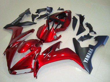 Buy 2004-2006 Red Matte Black Yamaha YZF R1 Motorcycle Fairing UK