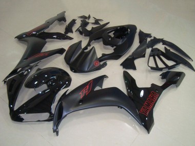 Buy 2004-2006 Glossy Black Matte Black Red Yamaha YZF R1 Motorcycle Fairings UK
