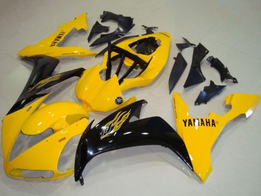 Buy 2004-2006 Yellow Glossy Black Yamaha YZF R1 Motorcycle Fairings UK