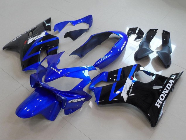 2004-2007 Blue Glossy Black Honda CBR600 F4i Motorcycle Fairing UK