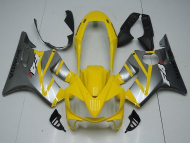 Buy 2004-2007 Yellow Silver Honda CBR600 F4i Motorcycle Fairings UK