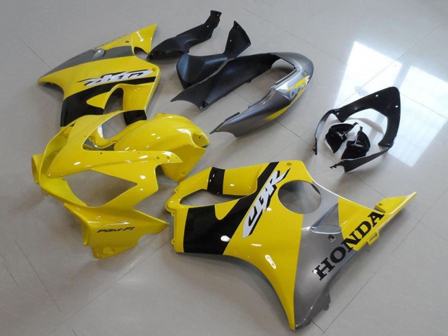 2004-2007 Yellow Silver Glossy Black Honda CBR600 F4i Motorcycle Fairings UK