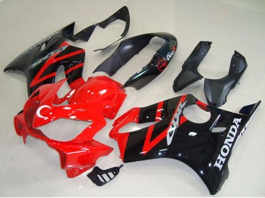 Buy 2004-2007 Red Glossy Black Honda CBR600 F4i Motorcycle Fairing Kits UK