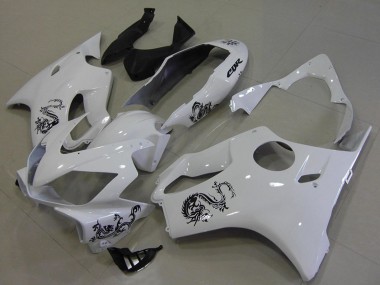 Buy 2004-2007 White Dragon Honda CBR600 F4i Motorcycle Fairings UK