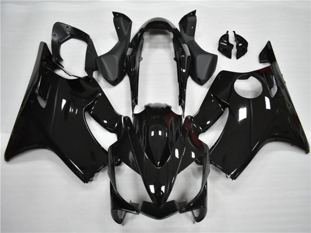 2004-2007 Glossy Black Honda CBR600 F4i Motorcycle Fairing Kits UK