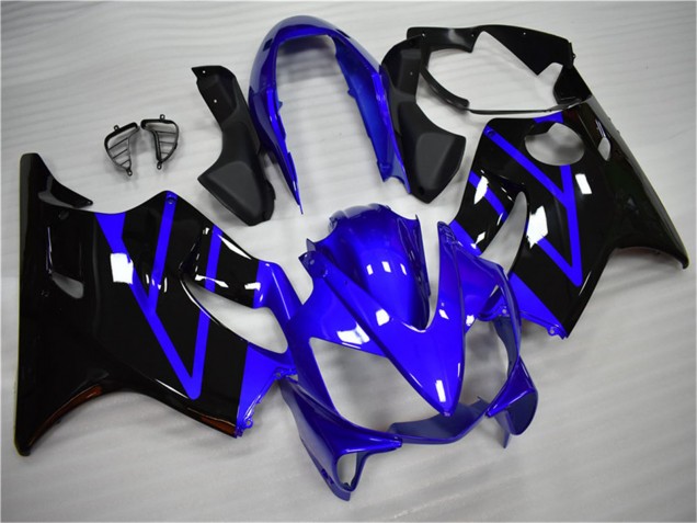 2004-2007 Blue Glossy Black Honda CBR600 F4i Motorcycle Fairing Kits UK