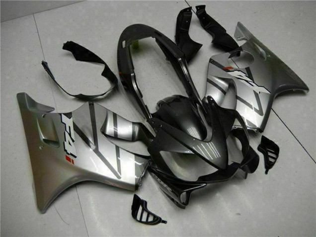 2004-2007 Silver Matte Black Honda CBR600 F4i Motorcycle Fairings UK