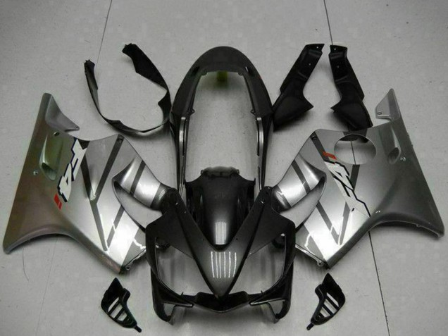2004-2007 Silver Matte Black Honda CBR600 F4i Motorcycle Fairings UK