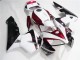 2005-2006 White Red Black Honda CBR600RR Motorcycle Fairings Kits UK