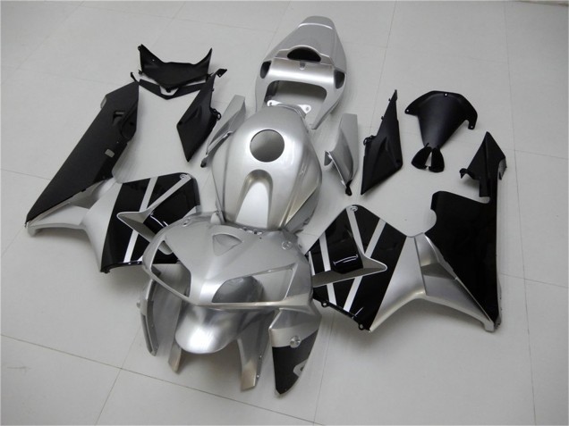 2005-2006 Silver Black Honda CBR600RR Motorcycle Fairing UK
