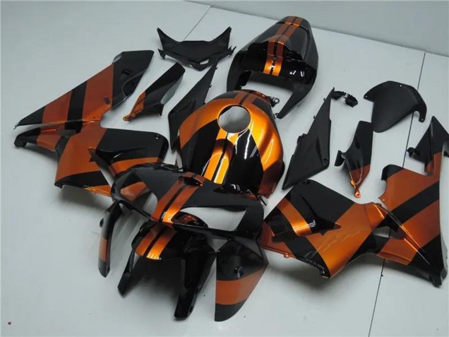 2005-2006 Orange Black Honda CBR600RR Bike Fairings UK