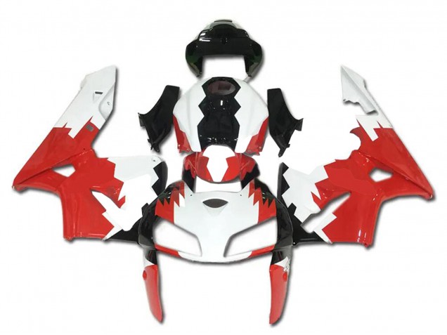 2005-2006 White Red Black Honda CBR600RR Bike Fairings UK