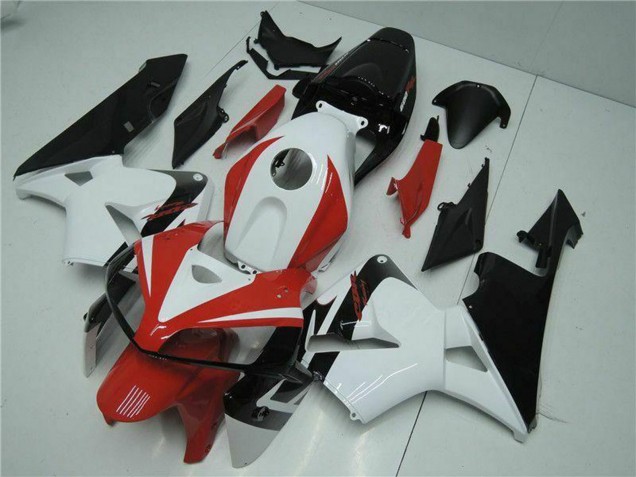 2005-2006 White Red Black Honda CBR600RR Motorcycle Fairing Kits UK