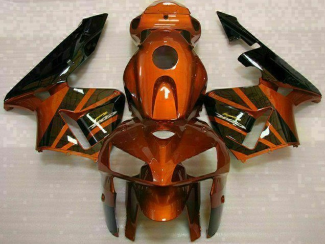 2005-2006 Orange Black Honda CBR600RR Motorcycle Fairing Kits UK