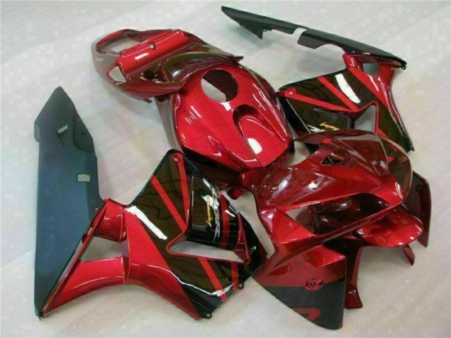 2005-2006 Red Black Honda CBR600RR Bike Fairings UK