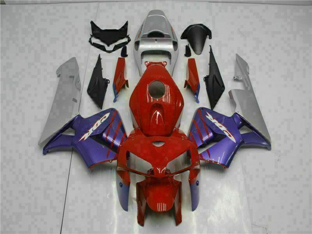 2005-2006 Red Purple Grey Honda CBR600RR Motorcycle Fairings UK