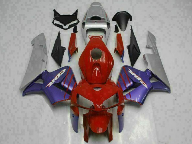 2005-2006 Red Purple Grey Honda CBR600RR Motorcycle Fairings UK