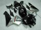2005-2006 Glossy Black Silver Honda CBR600RR Motorcycle Fairings UK