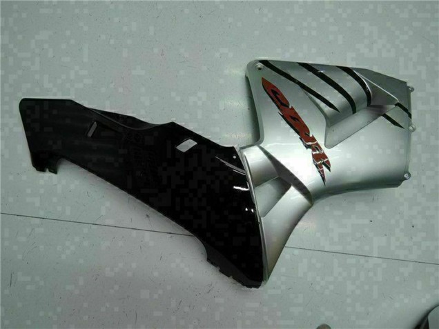 2005-2006 Glossy Black Silver Honda CBR600RR Motorcycle Fairings UK