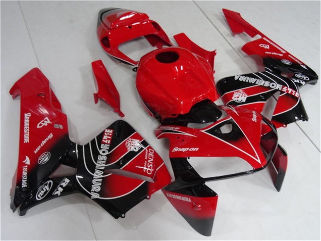 2005-2006 Red Black Honda CBR600RR Motorcycle Fairings Kit UK