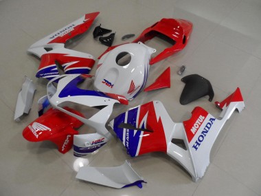 Buy 2005-2006 White Red Blue Motul HRC Honda CBR600RR Motorcycle Fairings UK