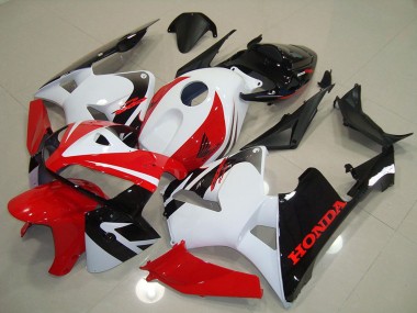 Buy 2005-2006 White Red Black Honda CBR600RR Motorcycle Fairing UK