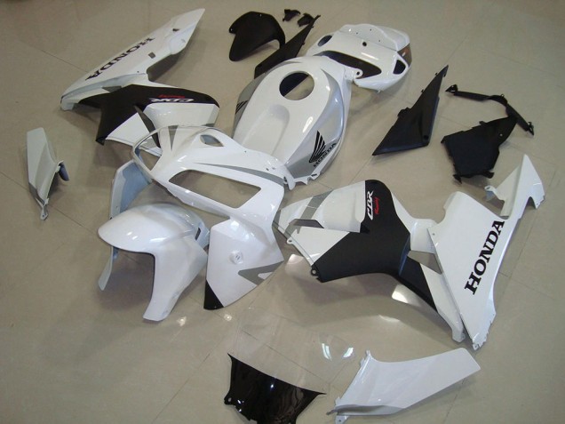 2005-2006 Pearl White Matte Black Honda CBR600RR Motorcycle Fairings UK