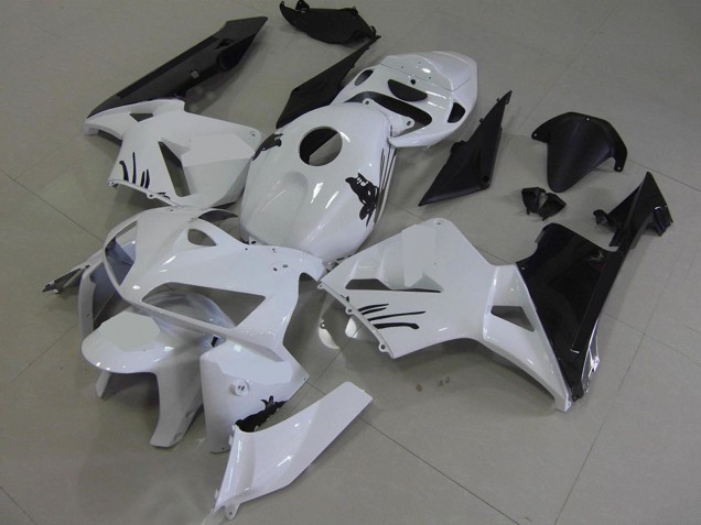 2005-2006 White Black Honda CBR600RR Motorcycle Fairing Kits UK