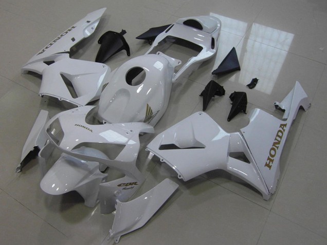 2005-2006 White Honda CBR600RR Motorcycle Fairings UK