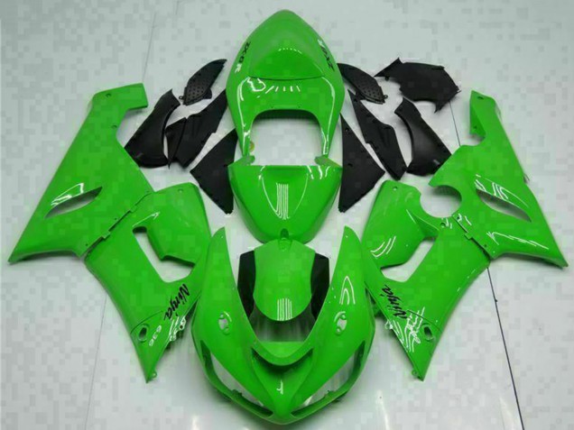 2005-2006 Green Kawasaki ZX6R Motorcycle Fairing UK