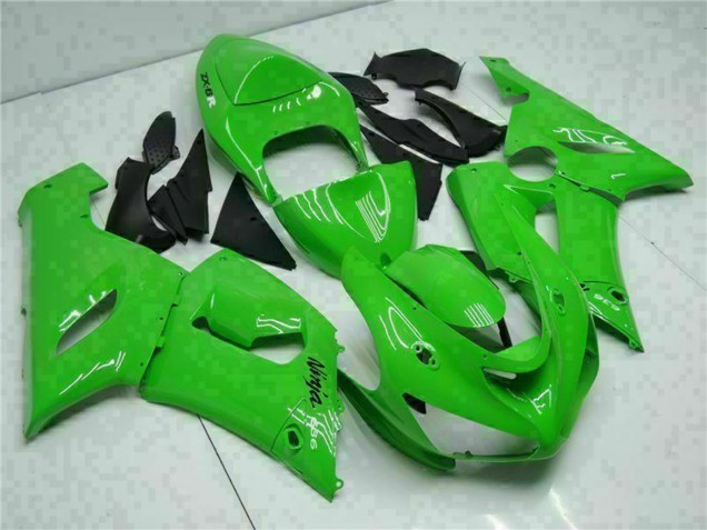 2005-2006 Green Kawasaki ZX6R Motorcycle Fairing UK