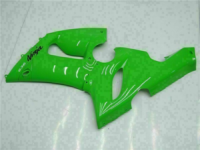 2005-2006 Green Kawasaki ZX6R Motorcycle Fairing UK