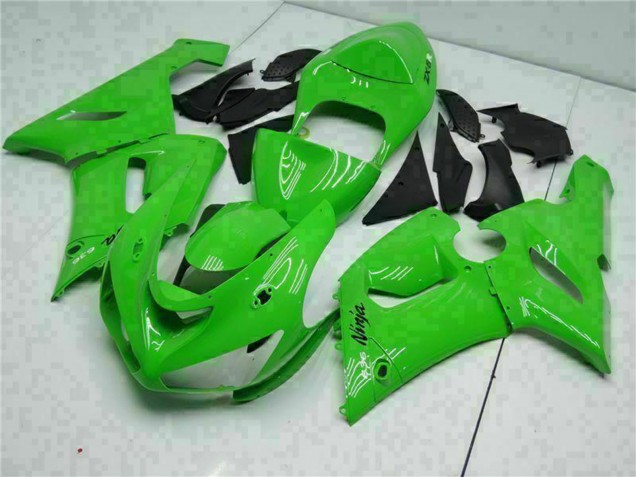 2005-2006 Green Kawasaki ZX6R Motorcycle Fairing UK