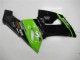 2005-2006 Green Glossy Black Elf Kawasaki ZX6R Motorcycle Fairings UK