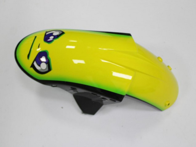 2005-2006 Blue Yellow Black Shark Kawasaki ZX6R Motorcycle Fairings UK