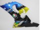 2005-2006 Blue Yellow Black Shark Kawasaki ZX6R Motorcycle Fairings UK