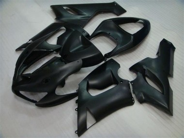 Buy 2005-2006 Matte Black Kawasaki ZX6R Motorcycle Fairings UK