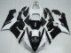 2005-2006 White Glossy Black Kawasaki ZX6R Motorcycle Fairings UK