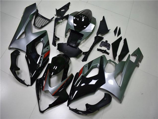 2005-2006 Glossy Black Silver Suzuki GSXR 1000 Motorcycle Fairing UK