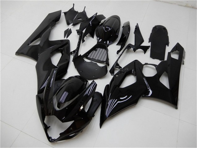 2005-2006 Glossy Black Suzuki GSXR 1000 Motorcycle Fairing Kits UK