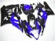 2005-2006 Blue Black Suzuki GSXR 1000 Motorcycle Fairing Kits UK