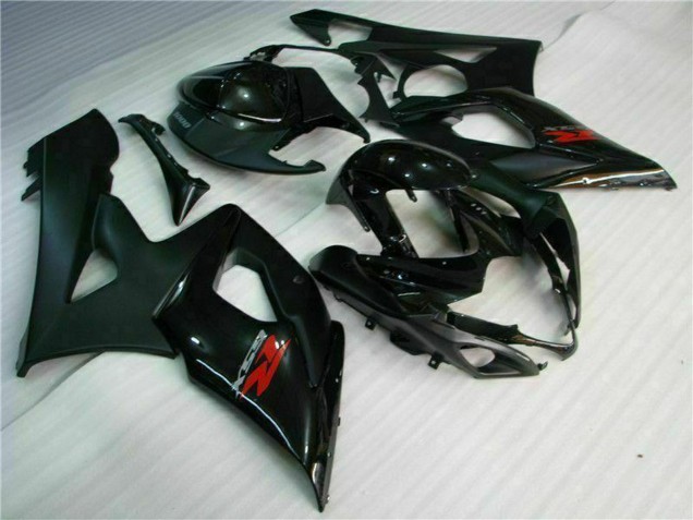 2005-2006 Glossy Black Matte Black Red Suzuki GSXR 1000 Motorcycle Fairing UK