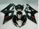 2005-2006 Glossy Black Matte Black Red Suzuki GSXR 1000 Motorcycle Fairing UK